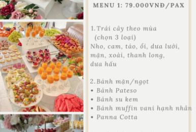 DỊCH VỤ TỔ CHỨC TIỆC TEA BREAK TẠI TP.HCM 