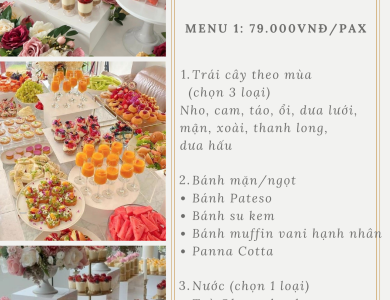 DỊCH VỤ TỔ CHỨC TIỆC TEA BREAK