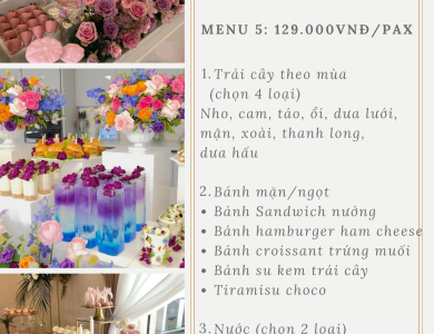 DỊCH VỤ TỔ CHỨC TIỆC TEA BREAK