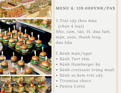 DỊCH VỤ TỔ CHỨC TIỆC TEA BREAK