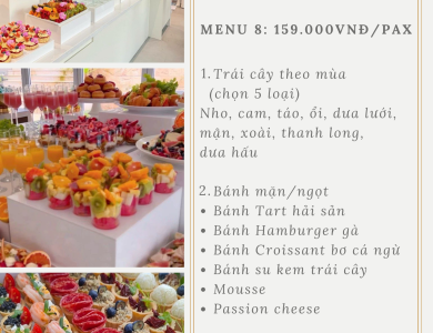 DỊCH VỤ TỔ CHỨC TIỆC TEA BREAK